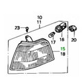 Honda Genuine Concerto MA1 MA2 Front Turn Signal Light Assembly RH 34301-SJ5-003 Suitable for Honda Concerto MA1 MA2 MA3